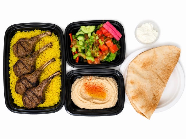 Lamb Chops Plate.