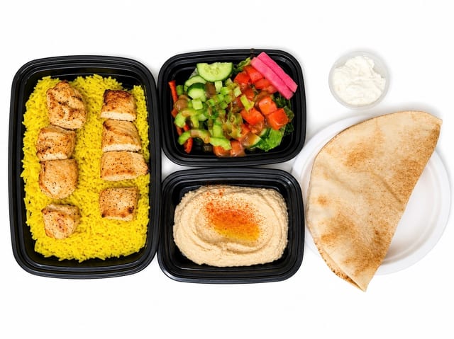 Chicken Kebab Plate.