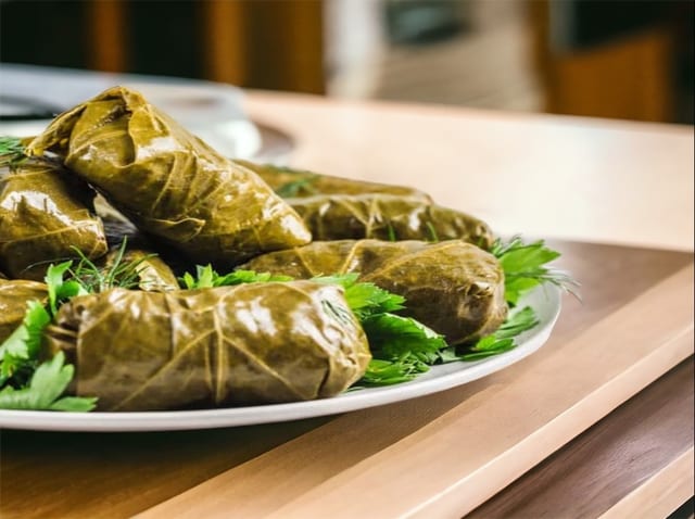 Grape Leaves.